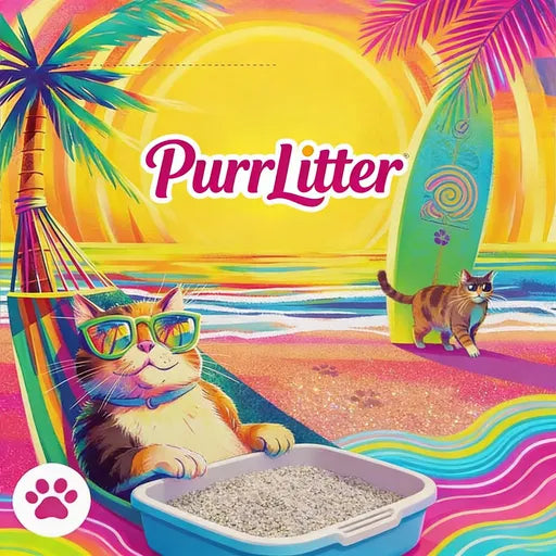 PurrLitter® Royal Throne Clumping Cat Litter – Dust-Free Odor-Vanishing Luxury for Your Feline Monarch’s Private Bathroom 🛎️